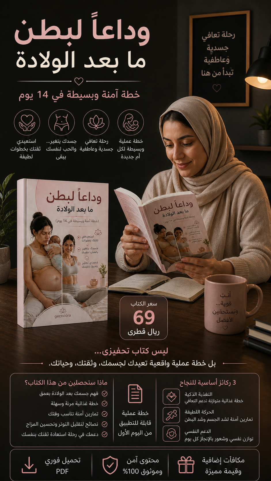 وداعاً لبطن ما بعد الولادة