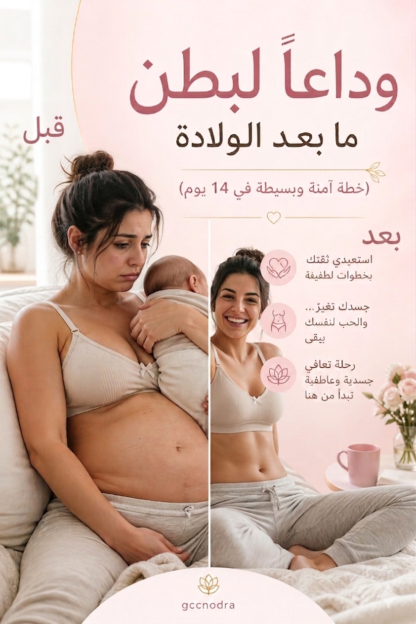 وداعاً لبطن ما بعد الولادة
